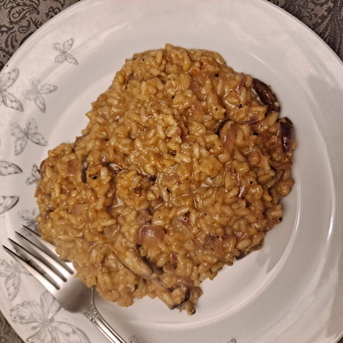 Creamy Vegan Mushroom Risotto