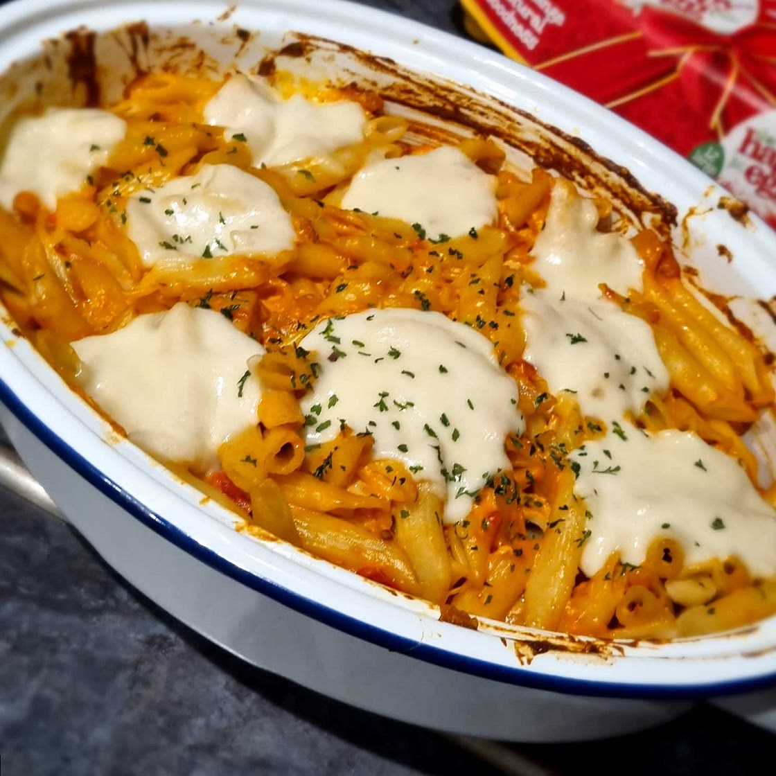 Chicken pasta bake