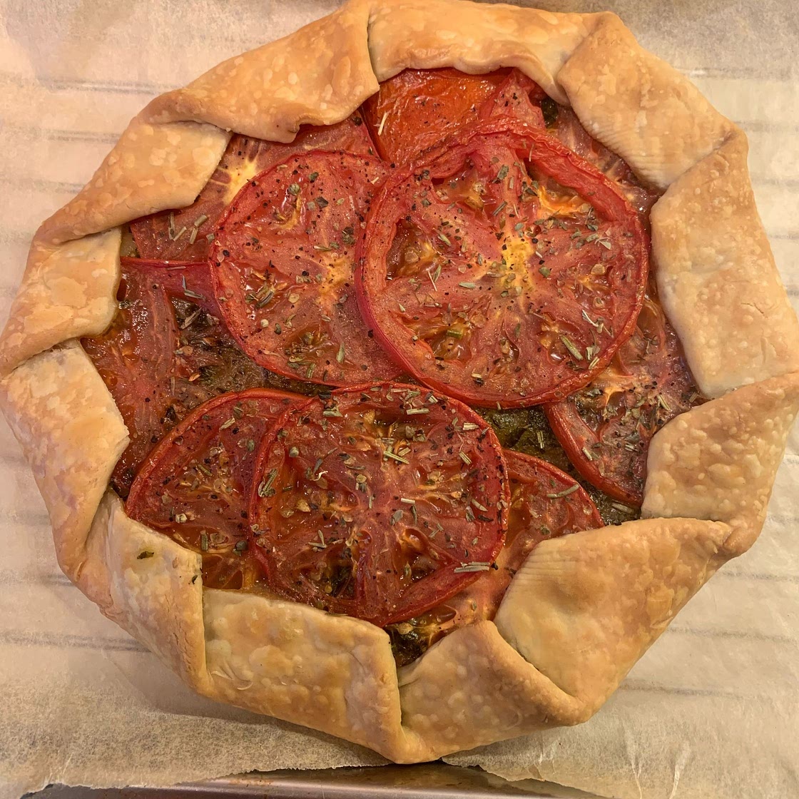 Heirloom Tomato Galette