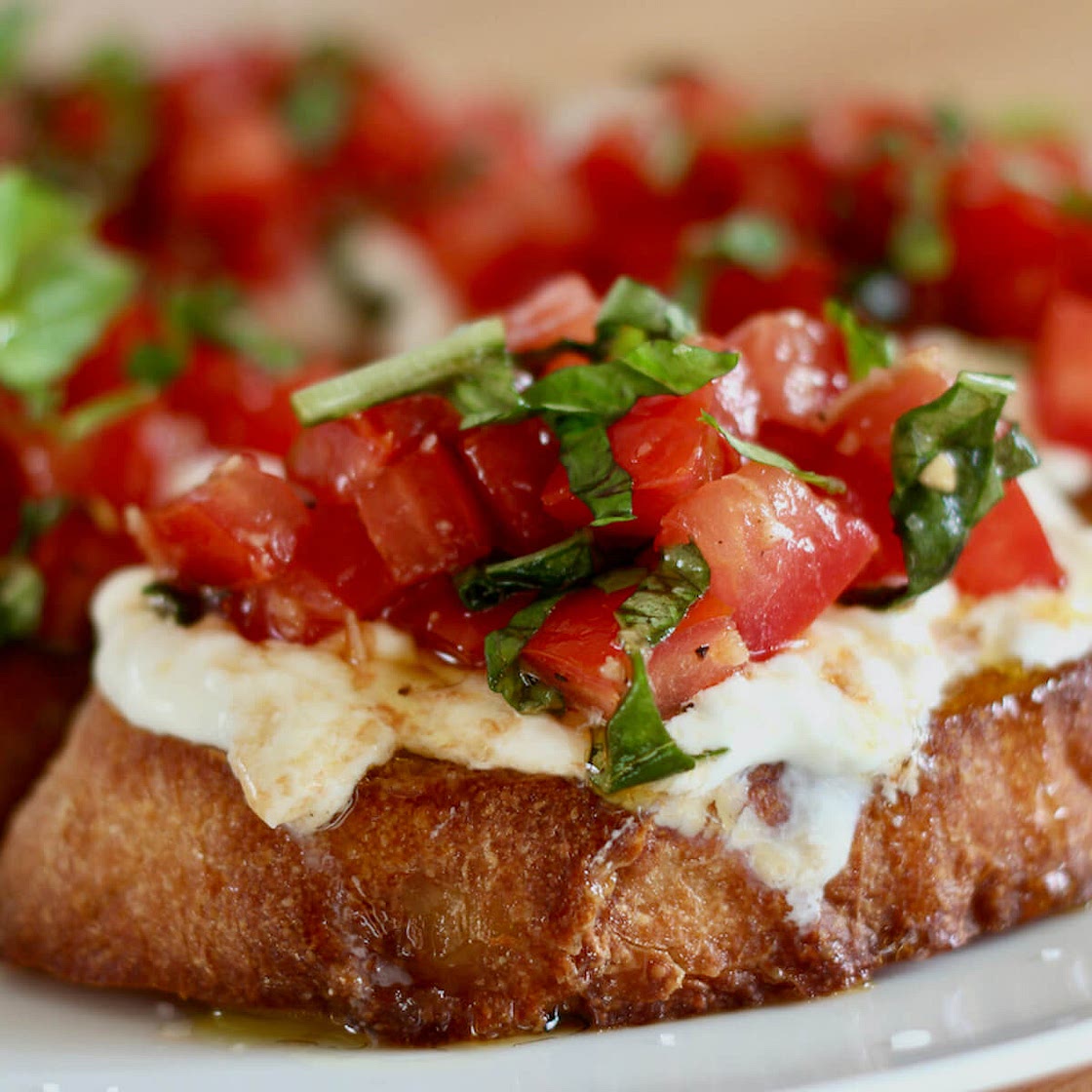 Burrata Bruschetta
