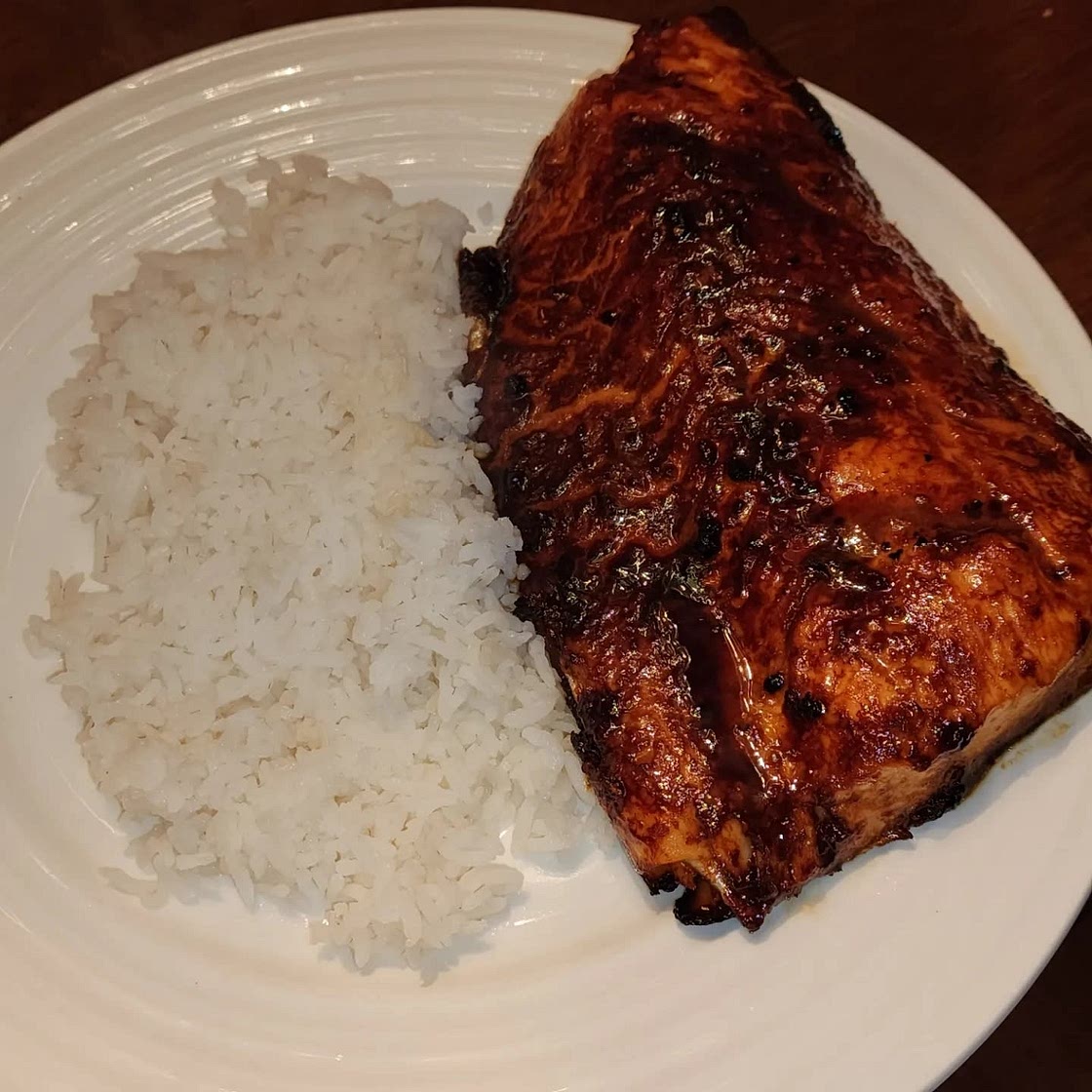 Honey Garlic Glazed Salmon