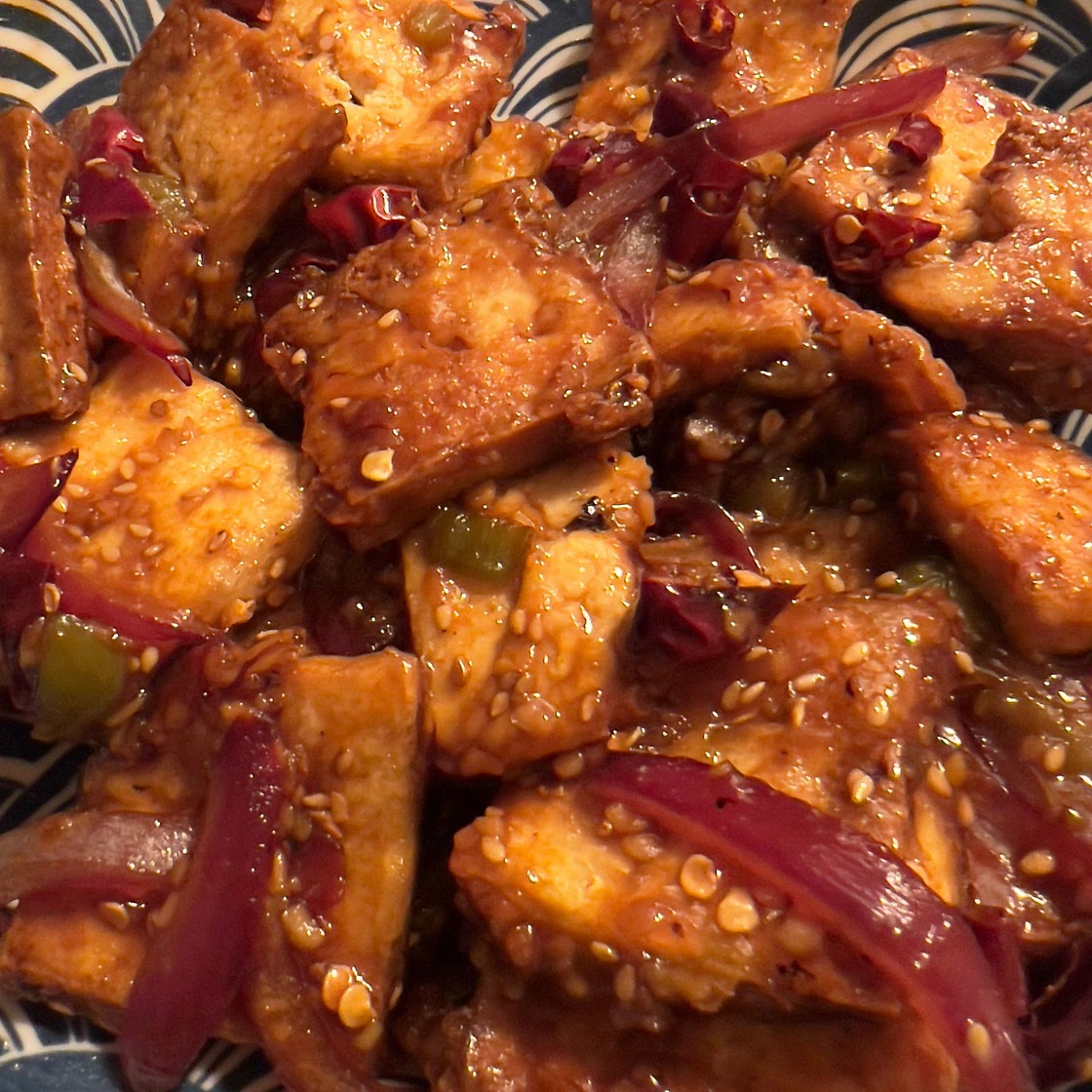 The Korean Vegan's Spicy & Crunchy Garlic Tofu (Kkanpoong Tofu) Recipe