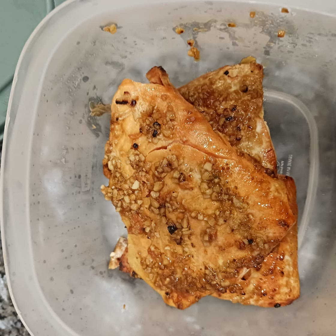 Honey Garlic Glazed Salmon