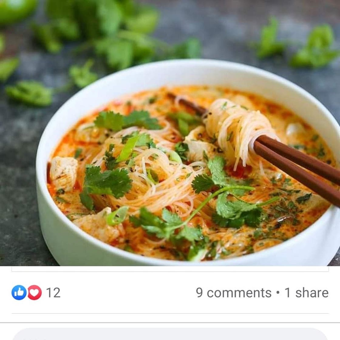 Thai Red Curry Noodle Soup