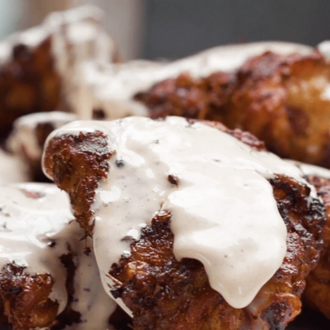 Grilled Chicken Thighs with Alabama White Sauce