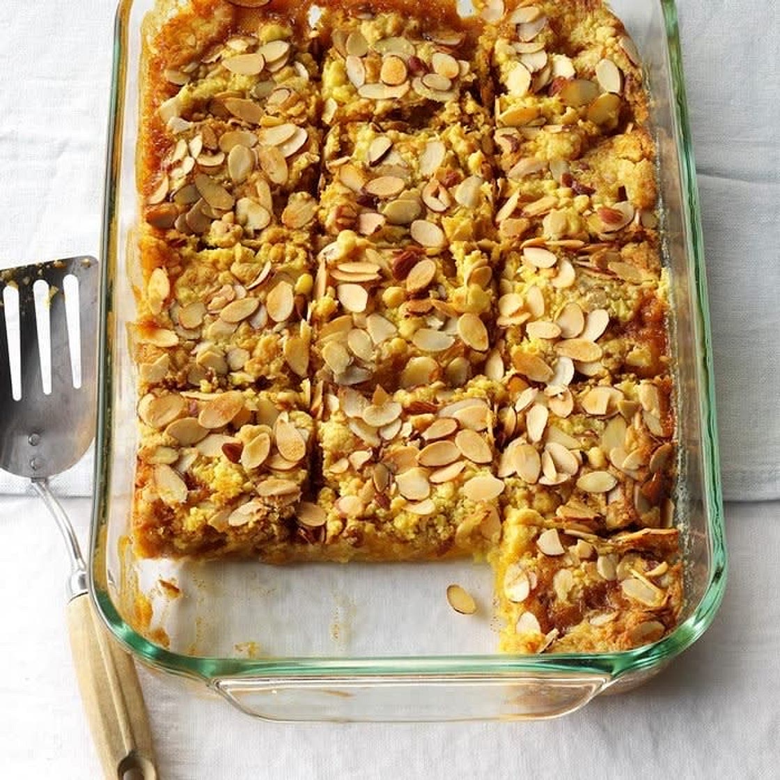 Peach dump cake 