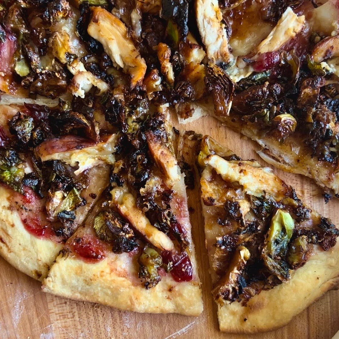 Thanksgiving Leftovers Pizza