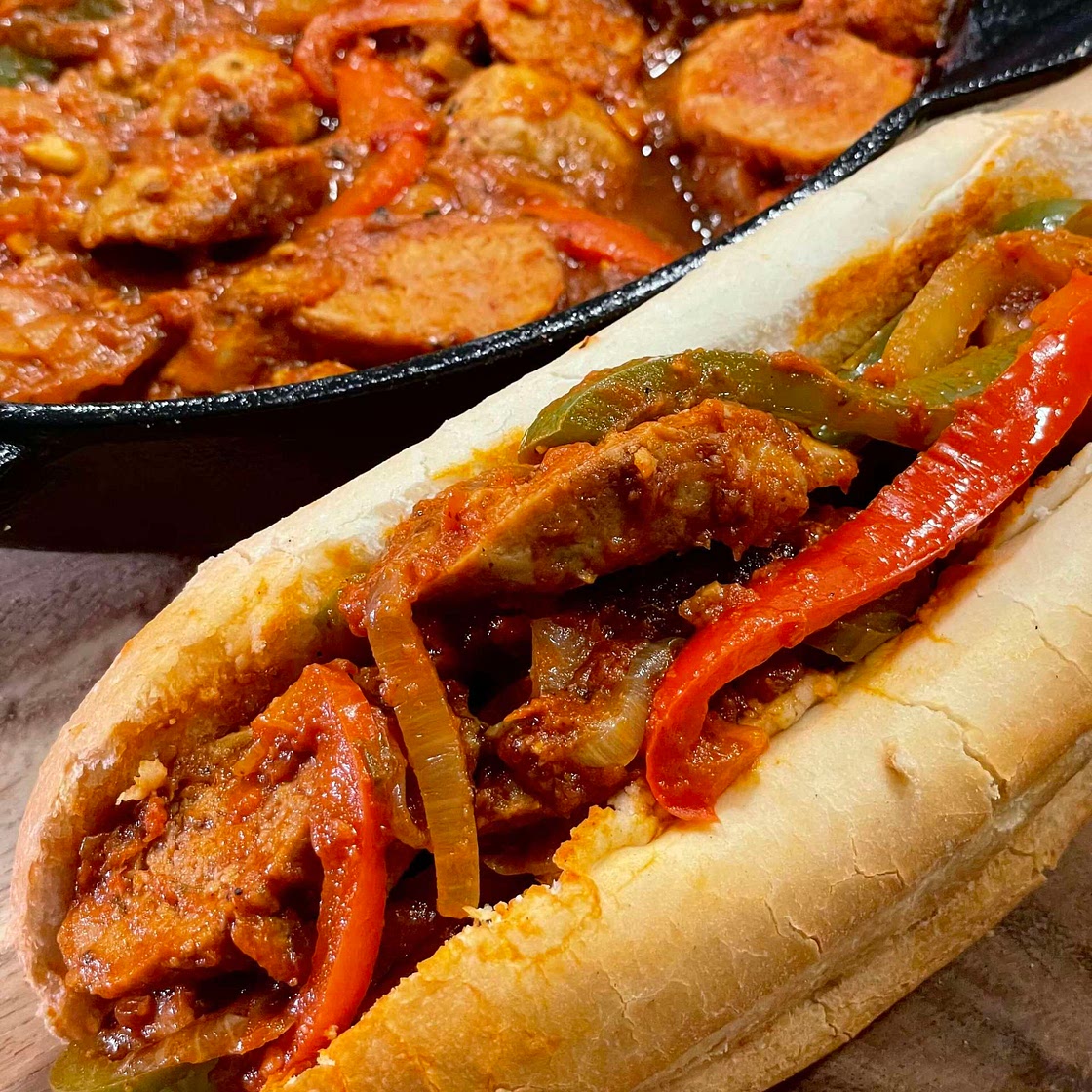 Italian Sausage & Peppers Hoagie