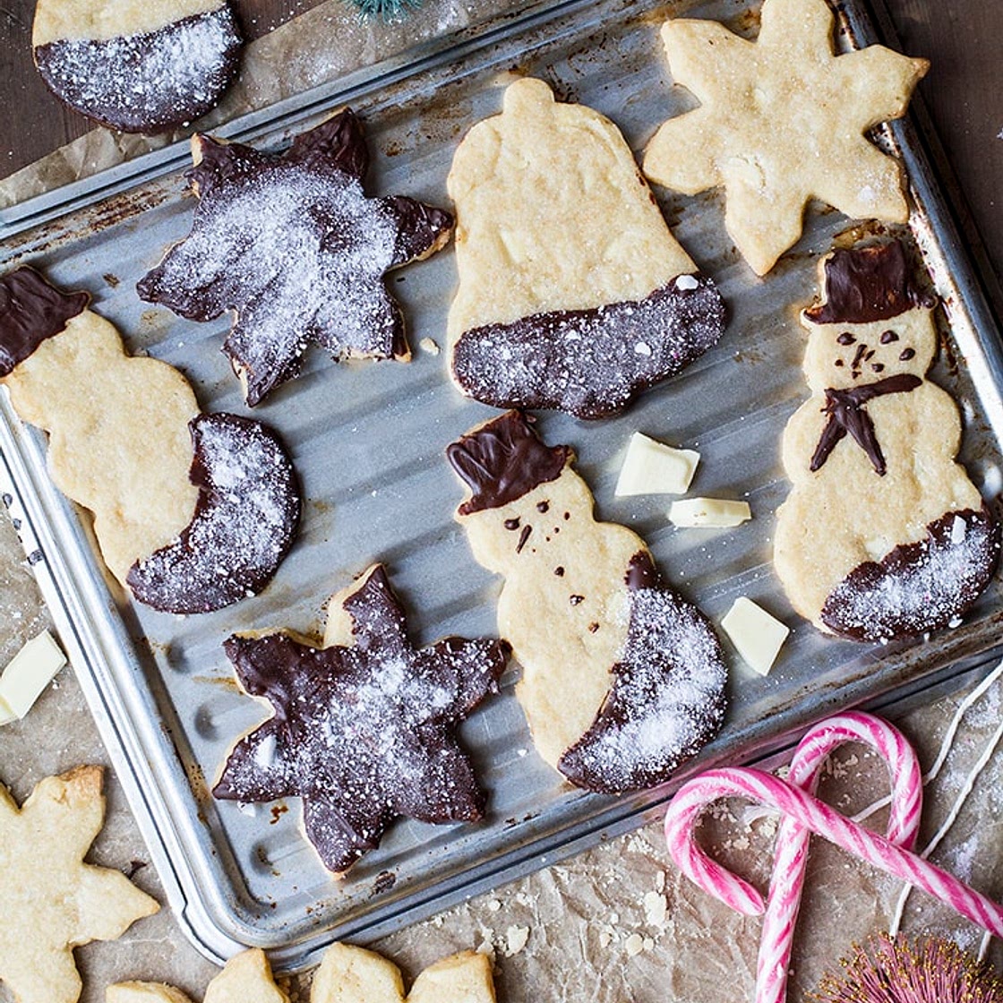 Peppermint White Chocolate Cookies
