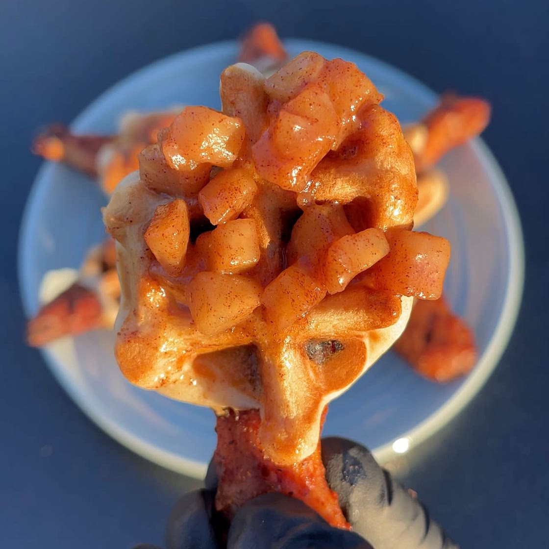 Apple Pie Chicken & Waffle Wings