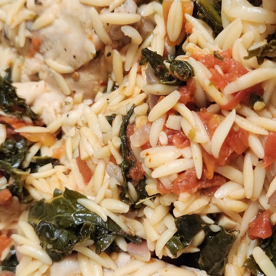 Greek Baked Orzo