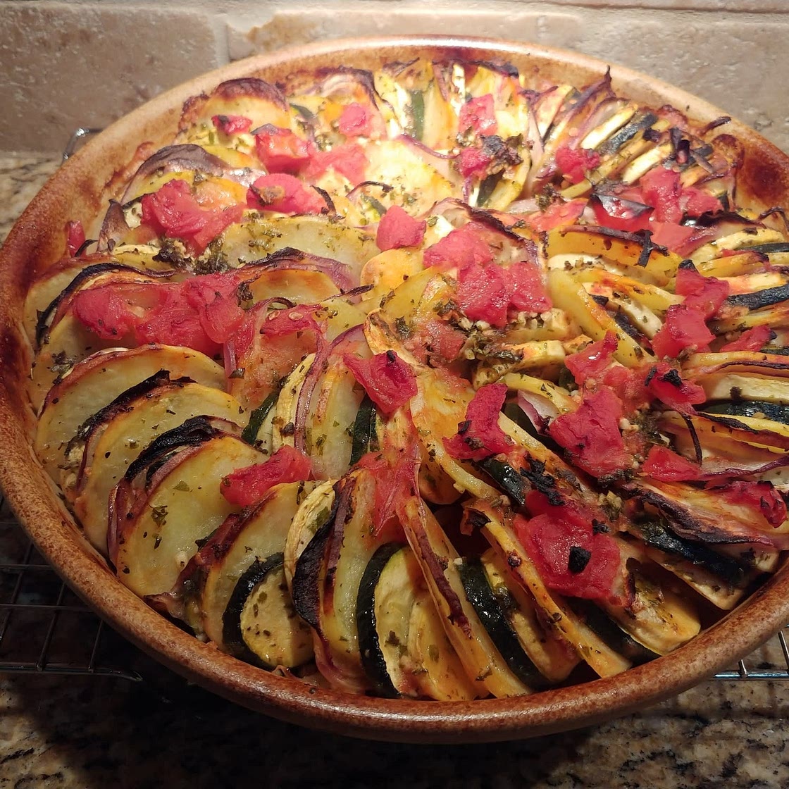 Briam: Traditional Greek Roasted Vegetables