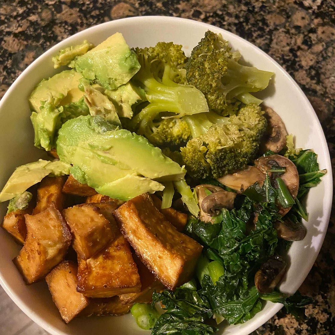 Low-Carb Vegan Dinner Bowl