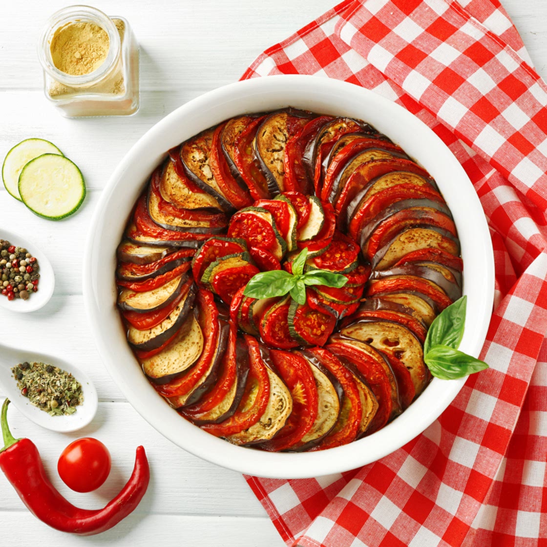 Tian de légumes à la provençale