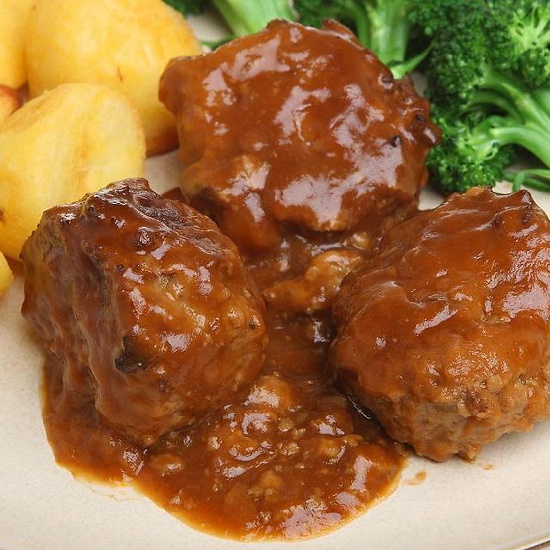 Salisbury Steak Meatballs Recipe Is Comforting Like a Front Porch Swing