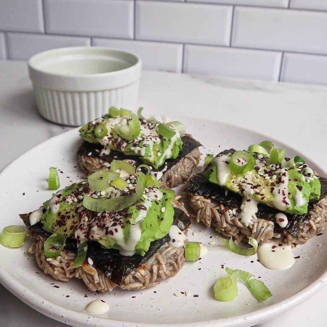 One Ingredient Crispy Noodle Cakes