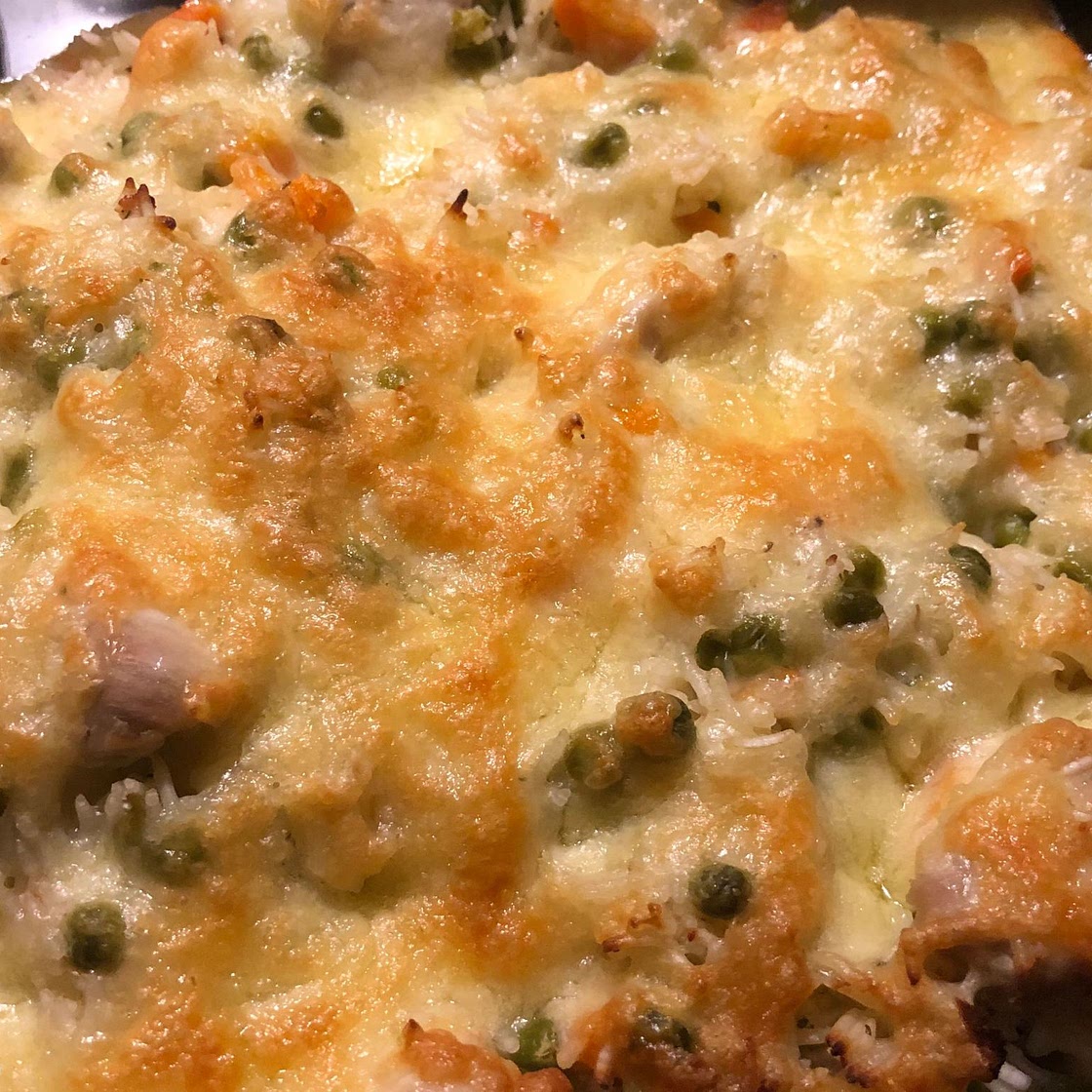Broccoli Cheddar Chicken and Rice Casserole