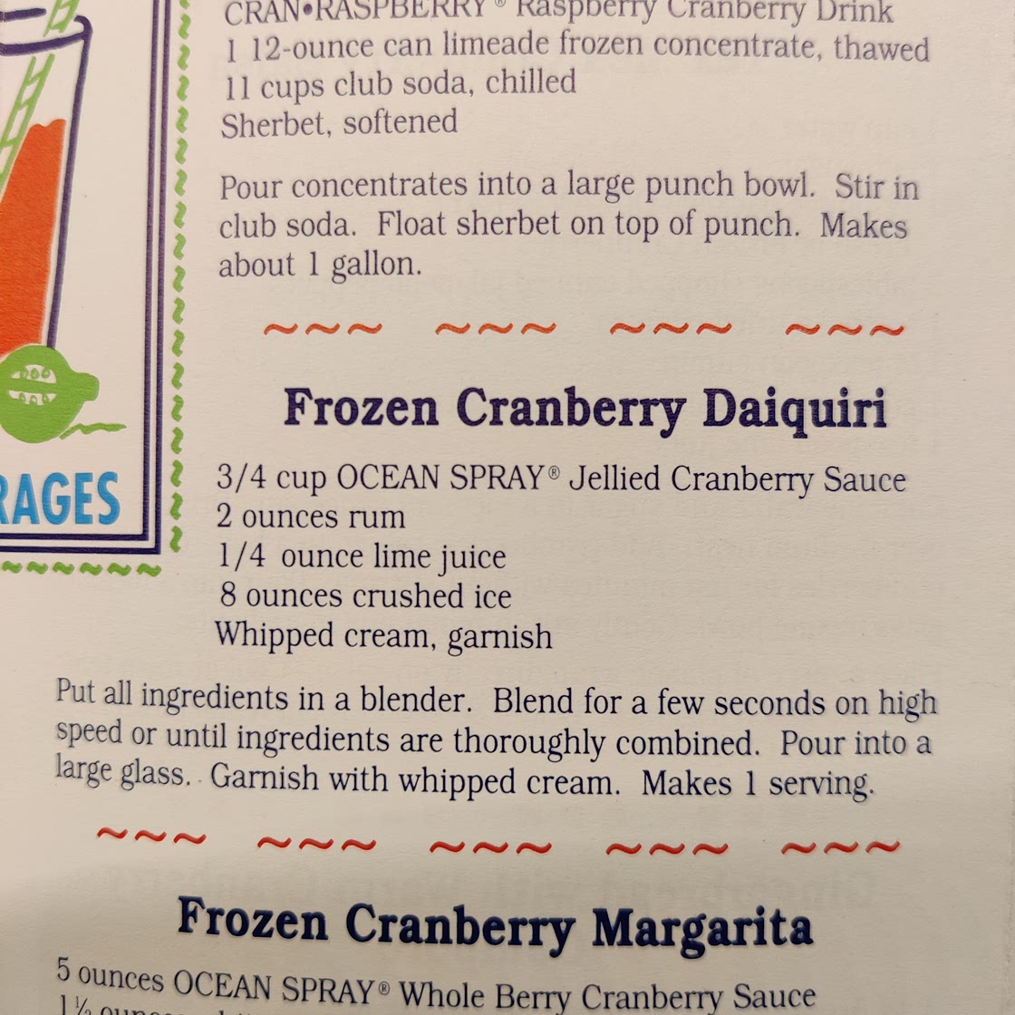 Frozen Cranberry Daiquiri