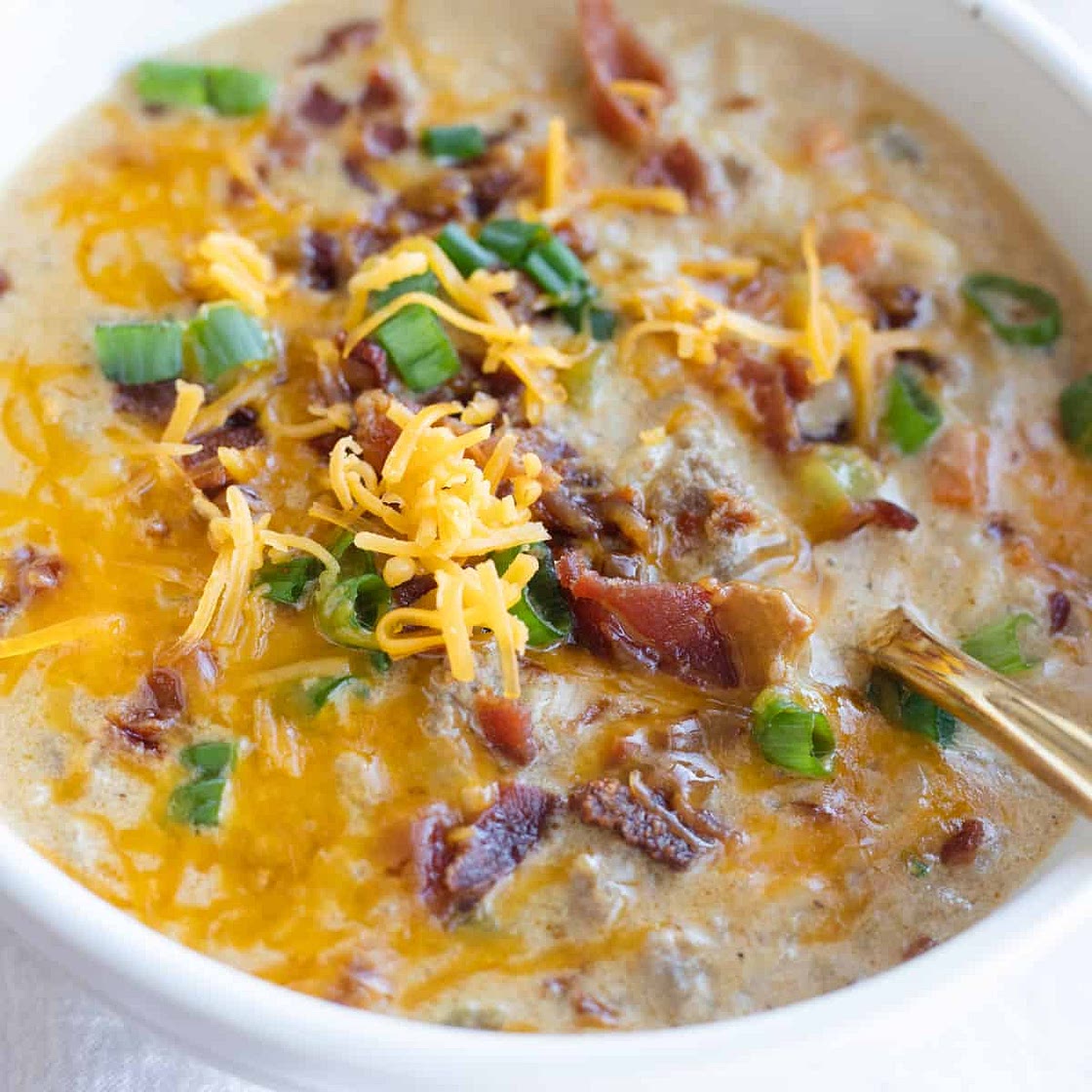 Cheeseburger Rice Soup Recipe