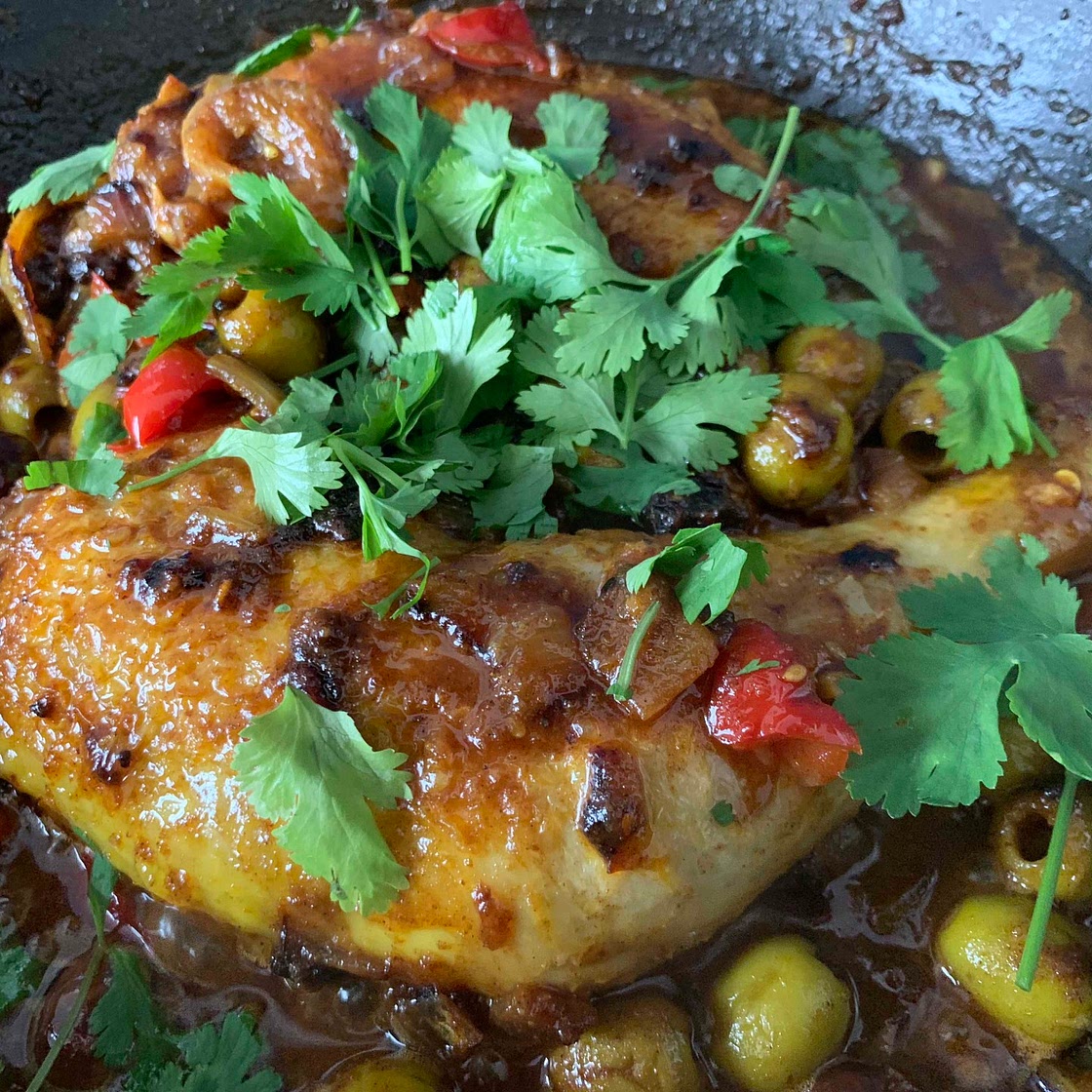 Chicken Tagine with Olives and Preserved Lemons
