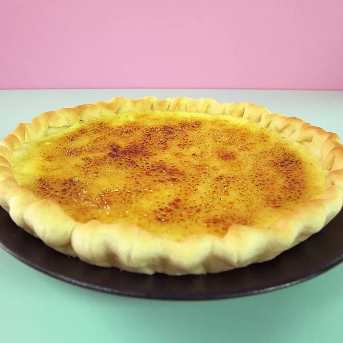 Tarte à la crème brûlée par FAST[OCHE]®
