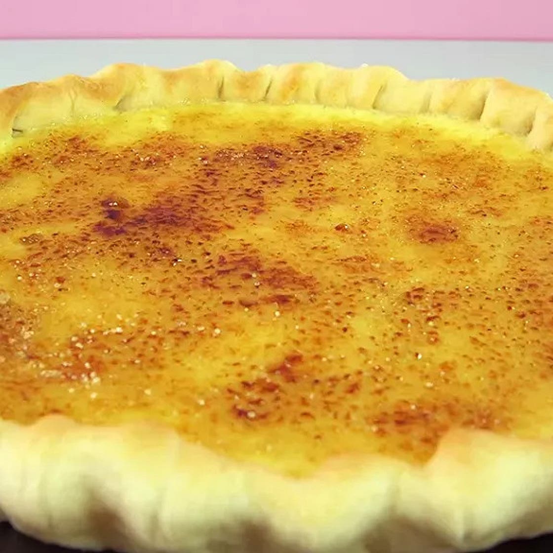 Tarte à la crème brûlée par FAST[OCHE]®