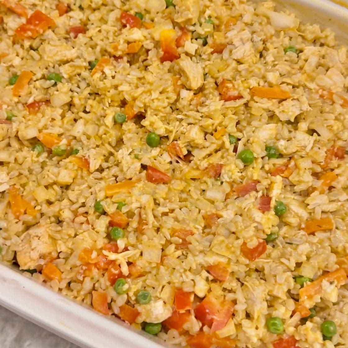 Healthy Buffalo Chicken Casserole
