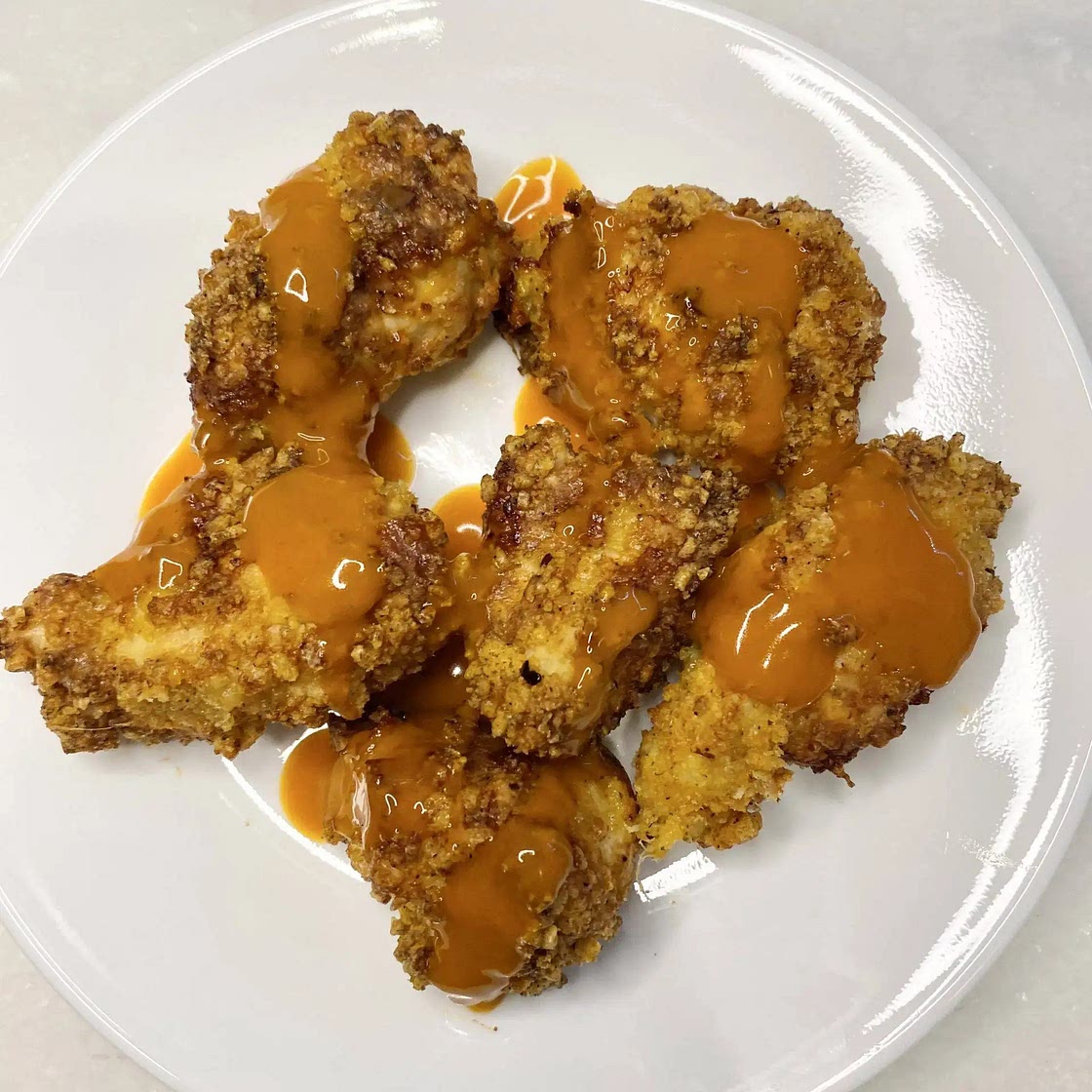 Low Carb Air Fryer Buffalo Chicken Bites