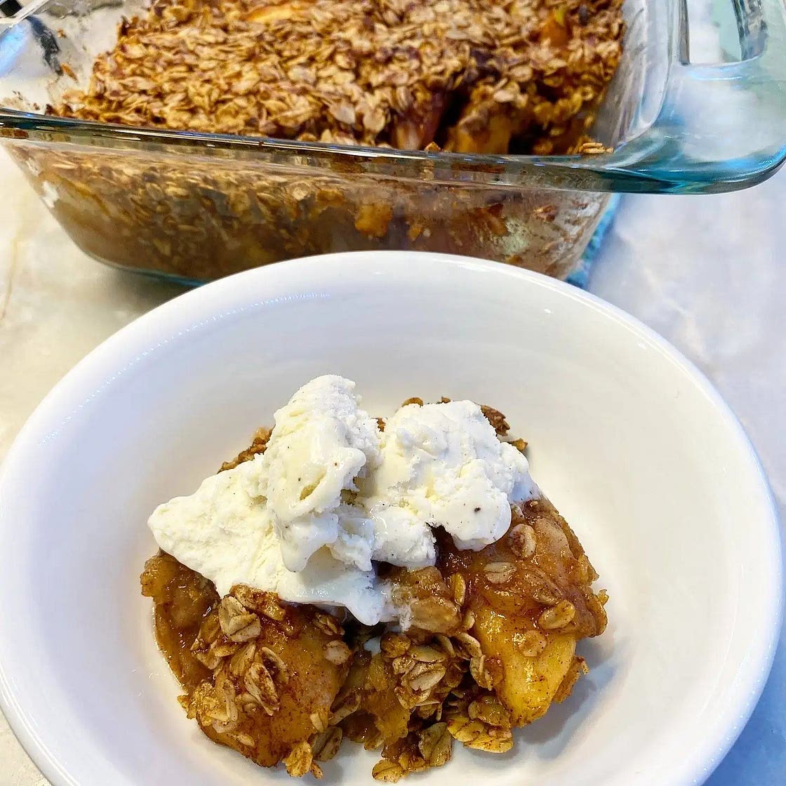 Healthy Apple Crisp