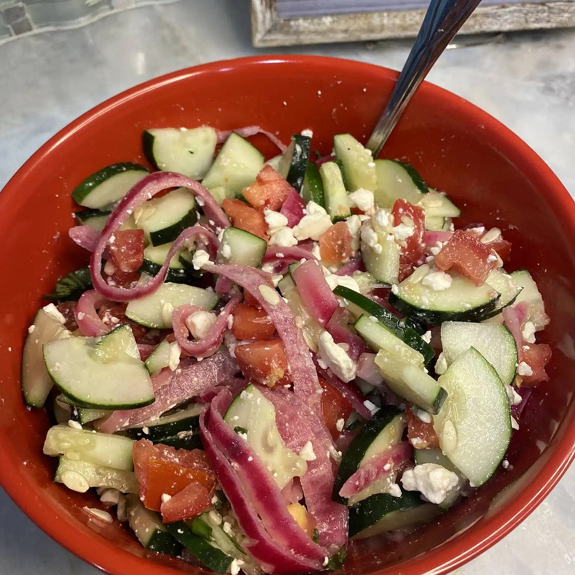 Greek Cucumber Salad