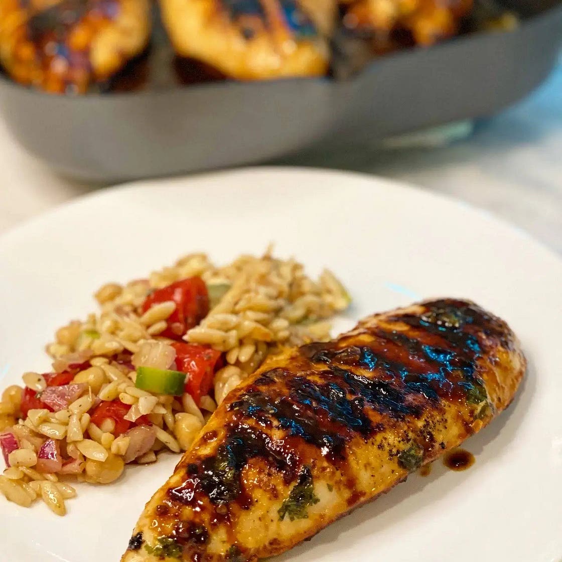Grilled Chicken In A Honey Soy Marinade