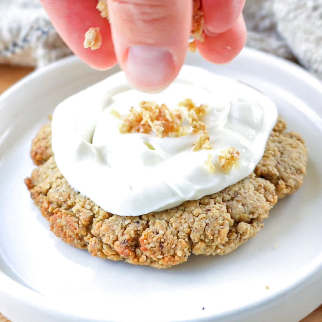 single serve Cheesecake Cookie