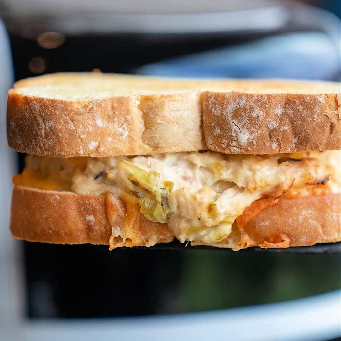 Air Fryer Tuna Melt