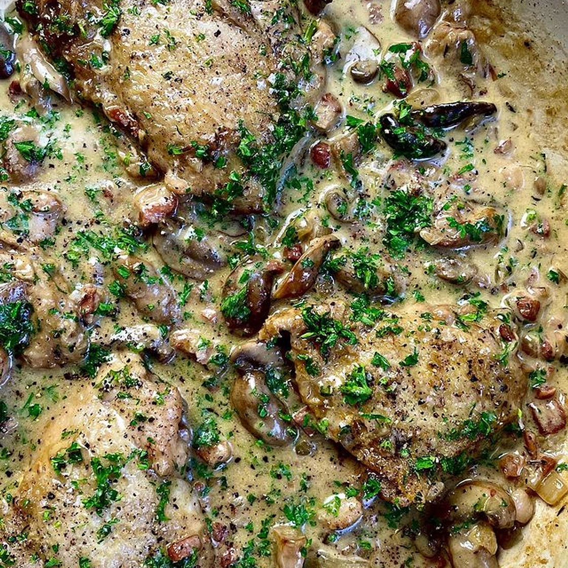 Coq Au Vin Blanc