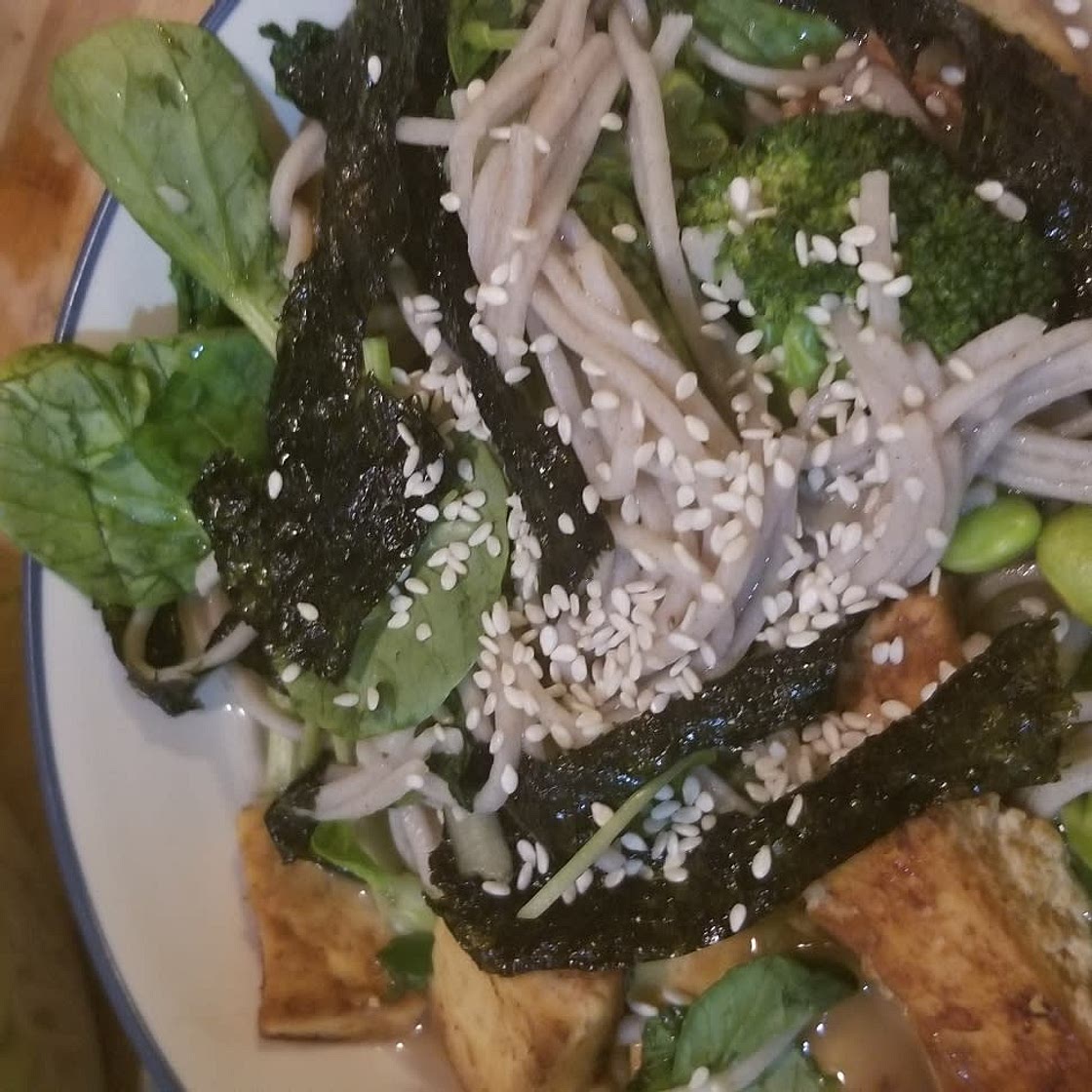 Miso udon noodle soup