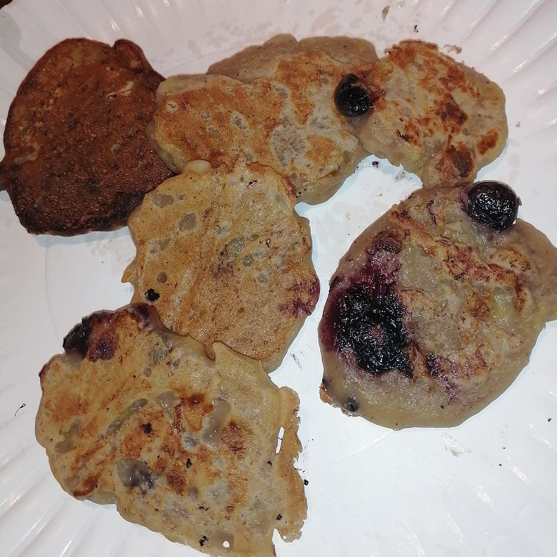 Banana and Blueberry Fritters