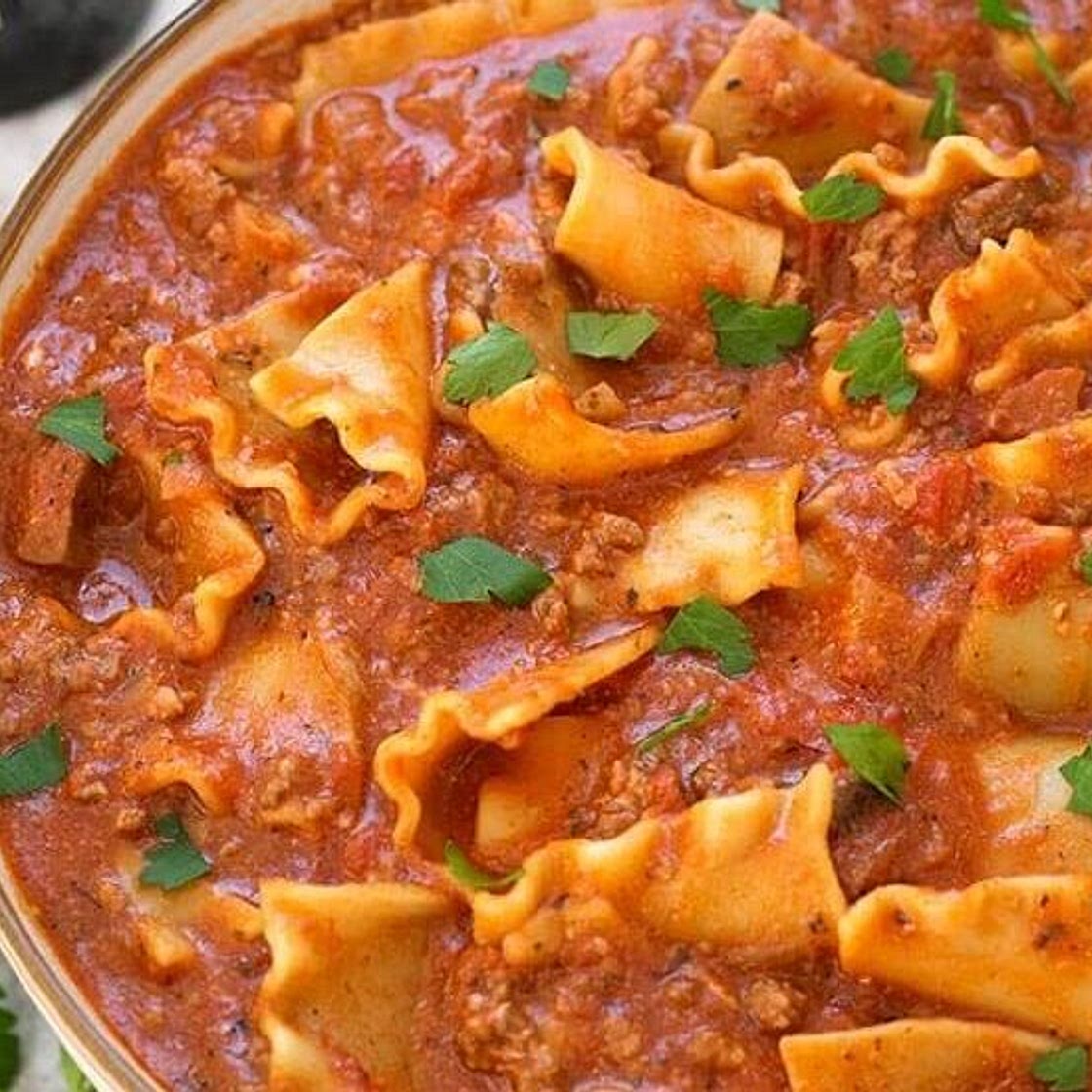 Instant Pot Lasagna Soup