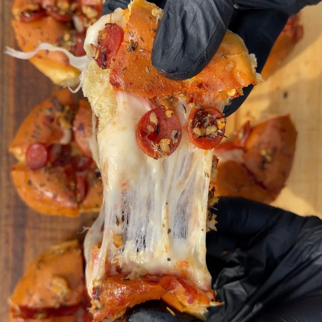 Stuffed Pizza Sliders 