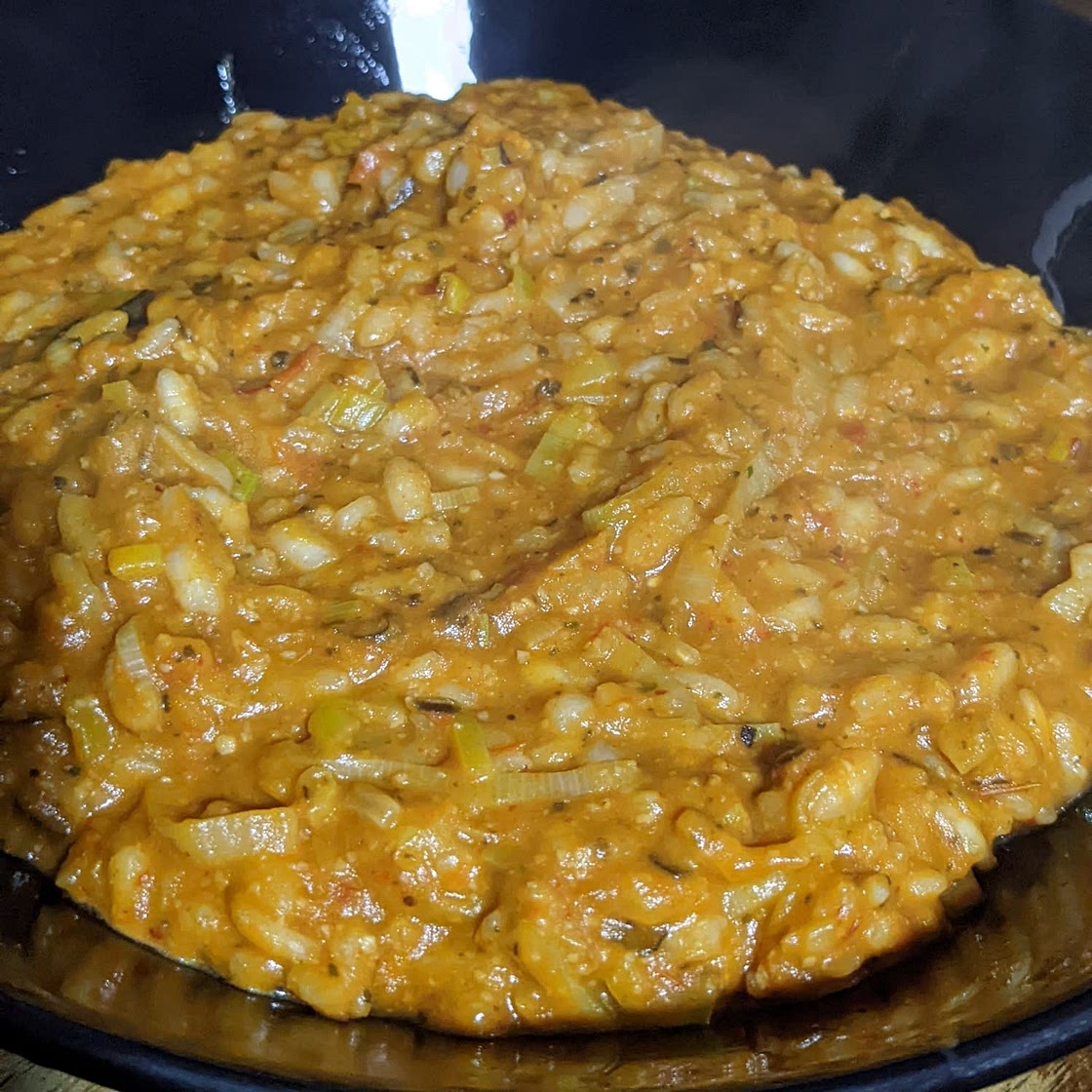 Roasted Pepper Risotto