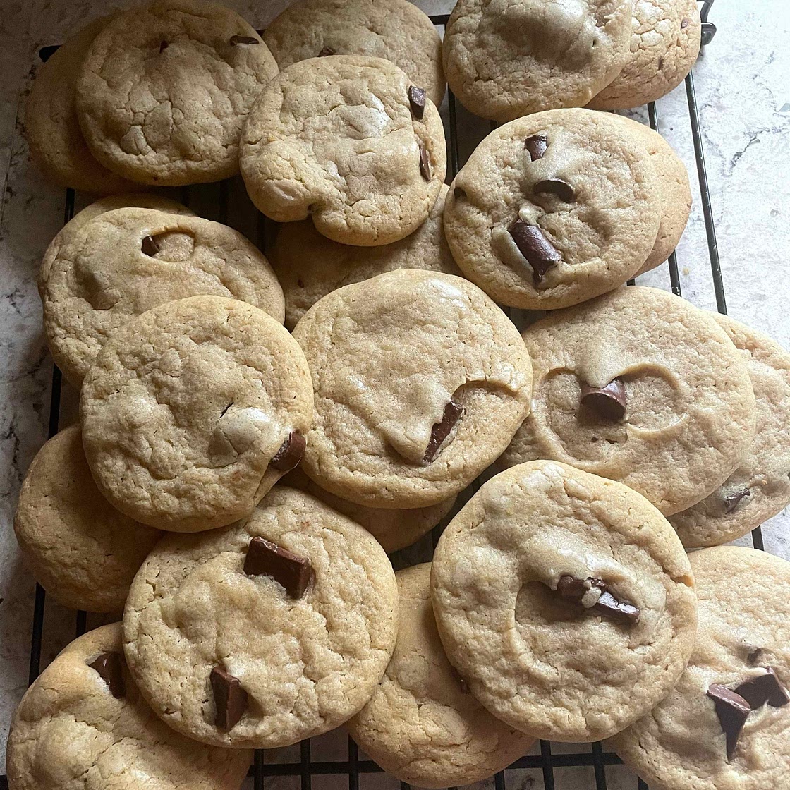 Olive Oil Chocolate Chip Cookies (Dairy-free)