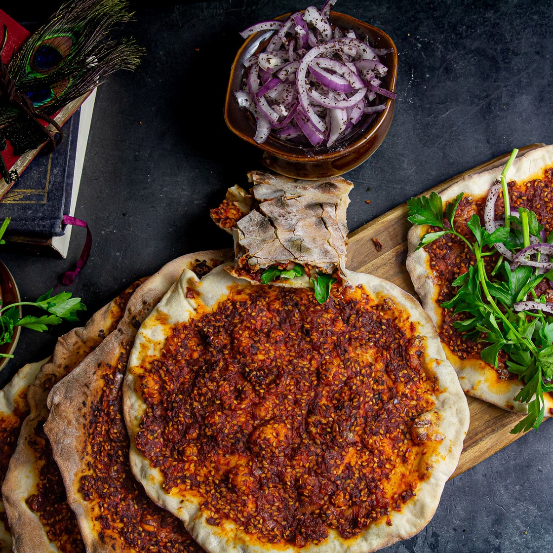 Red pepper flatbread (Biberli Ekmek)