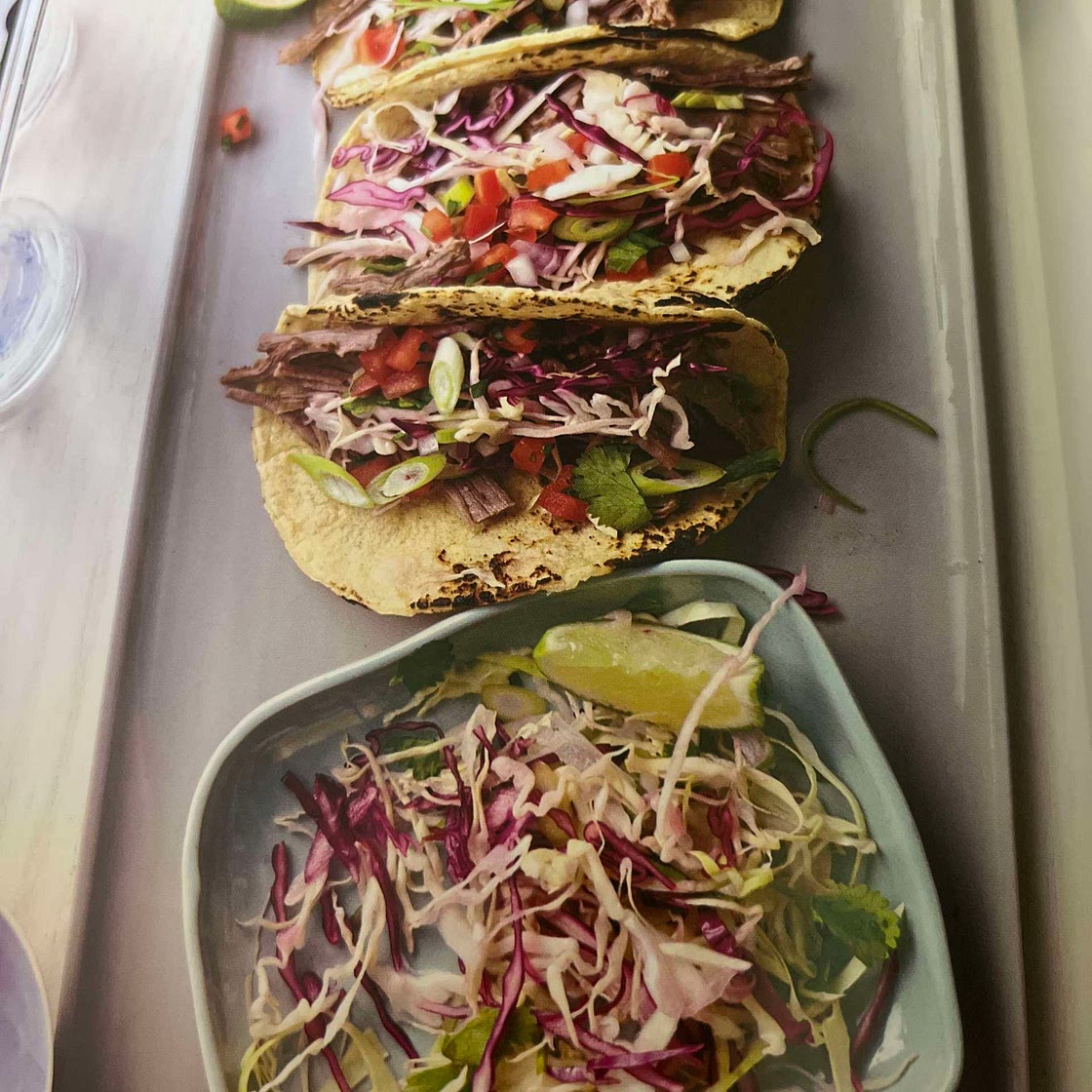 Flank steak tacos