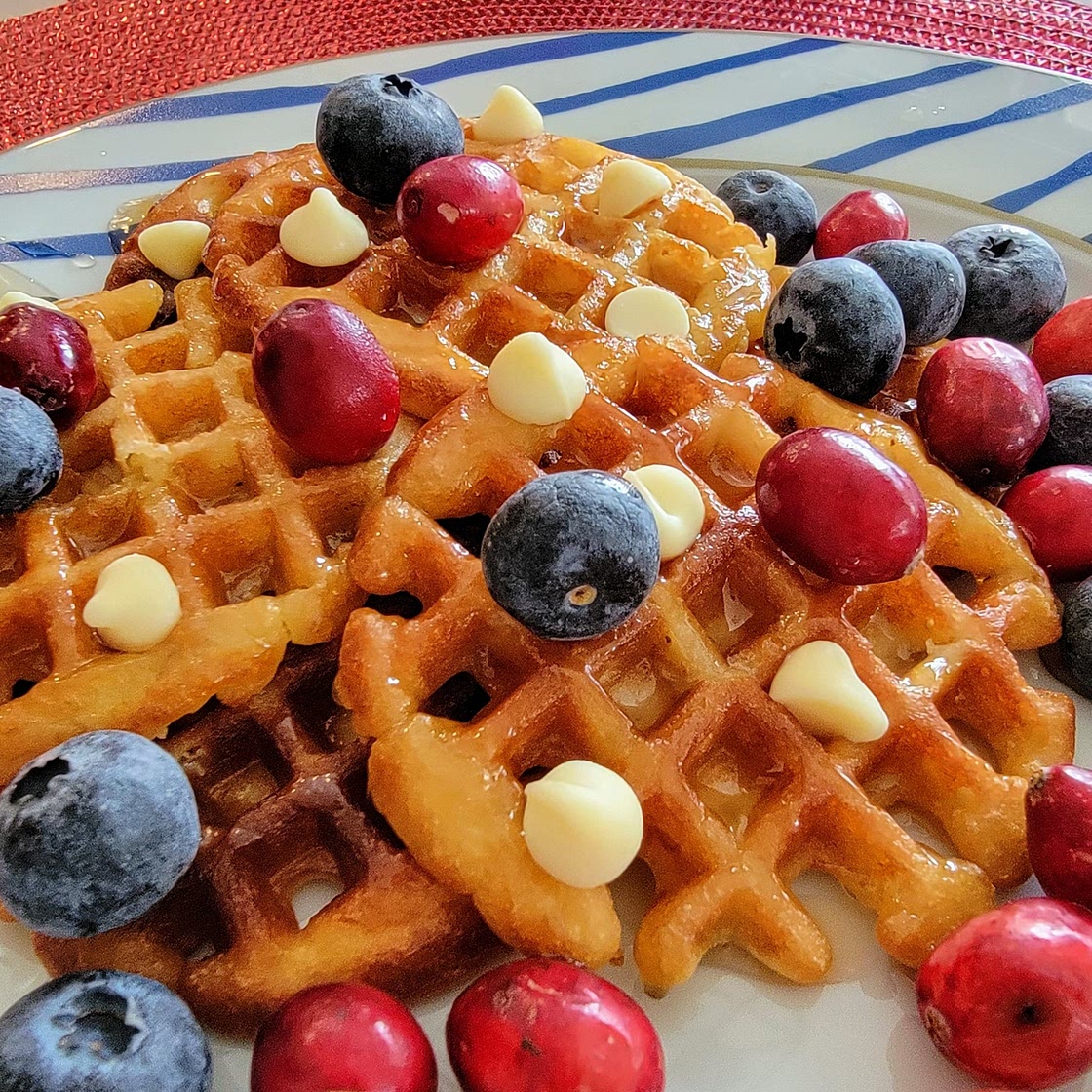 Silver dollar waffles