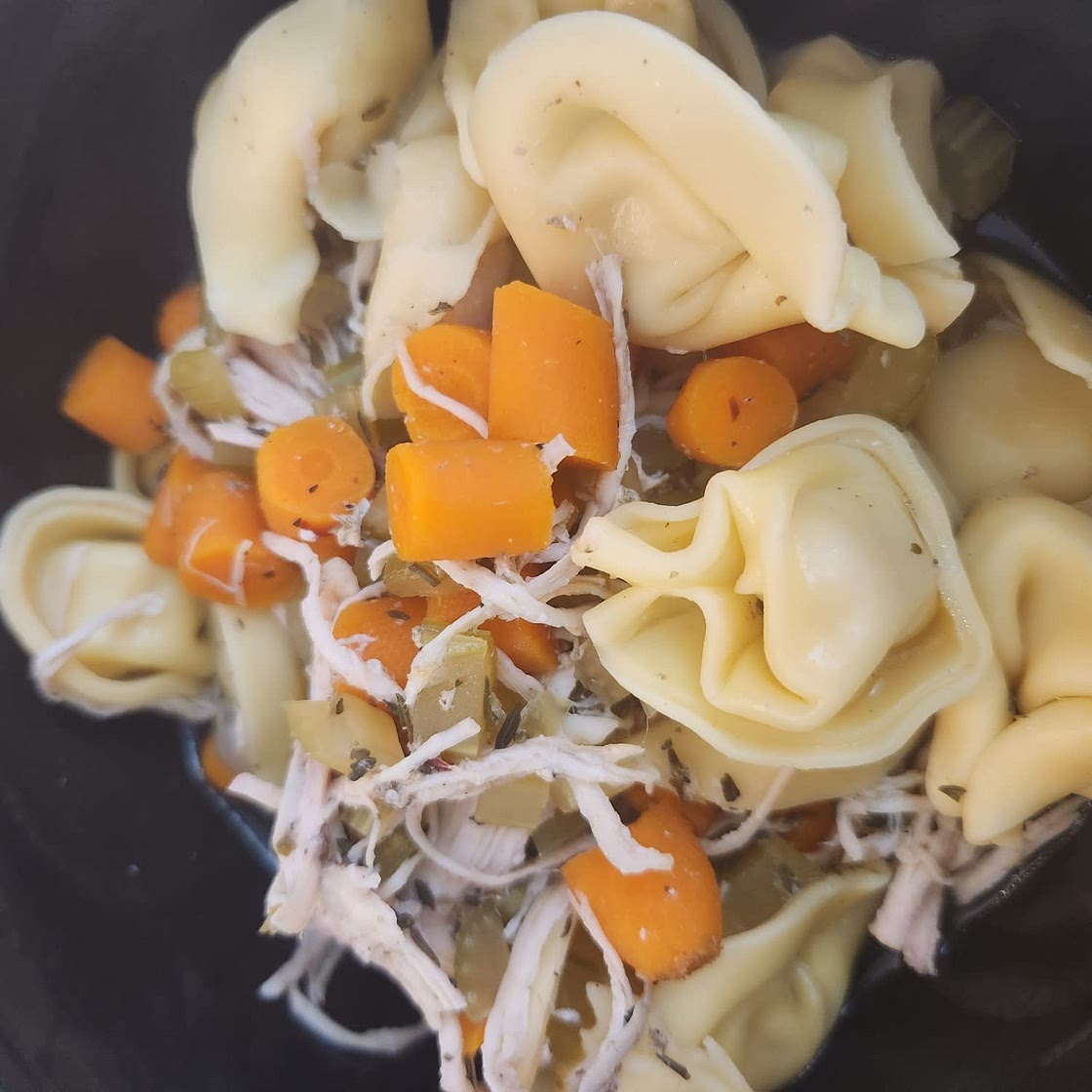 Slow-Cooker Chicken Tortellini Soup
