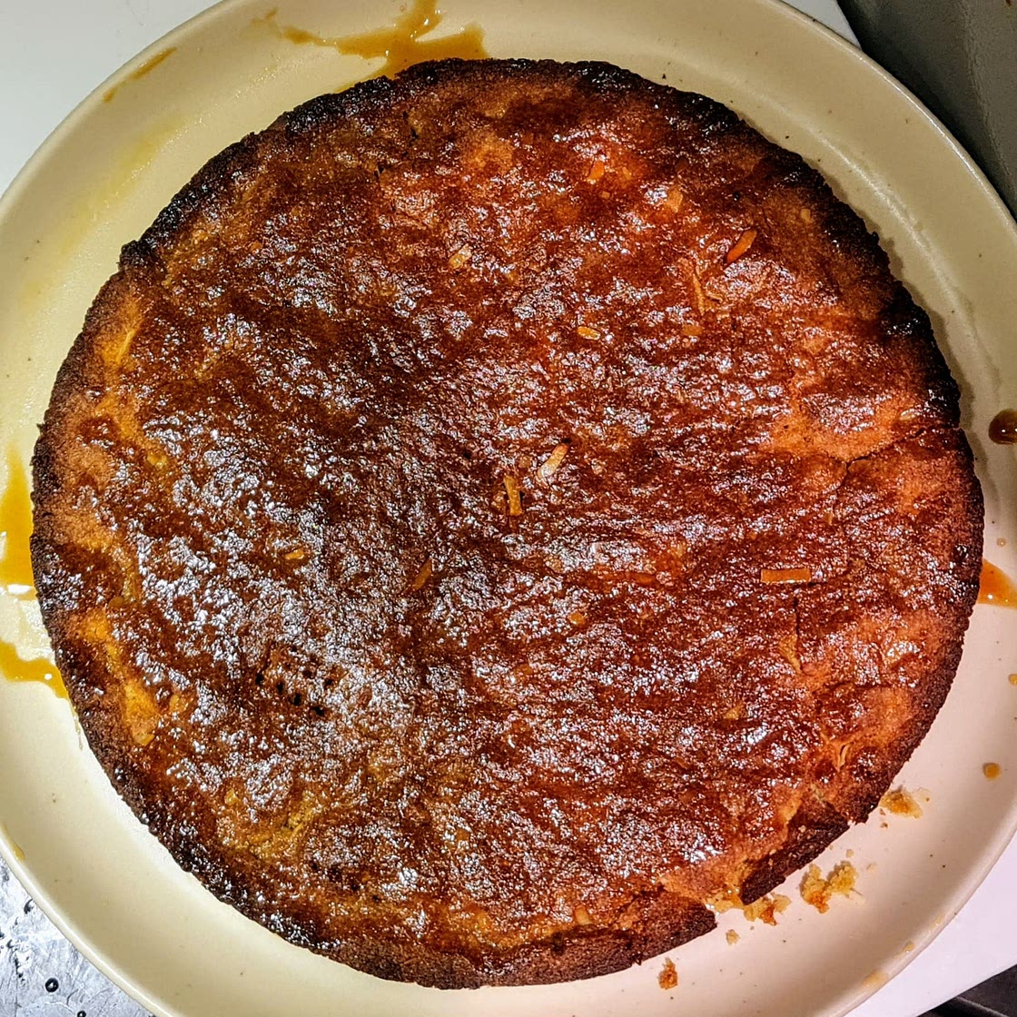 Dark Brown Sugar Basbousa