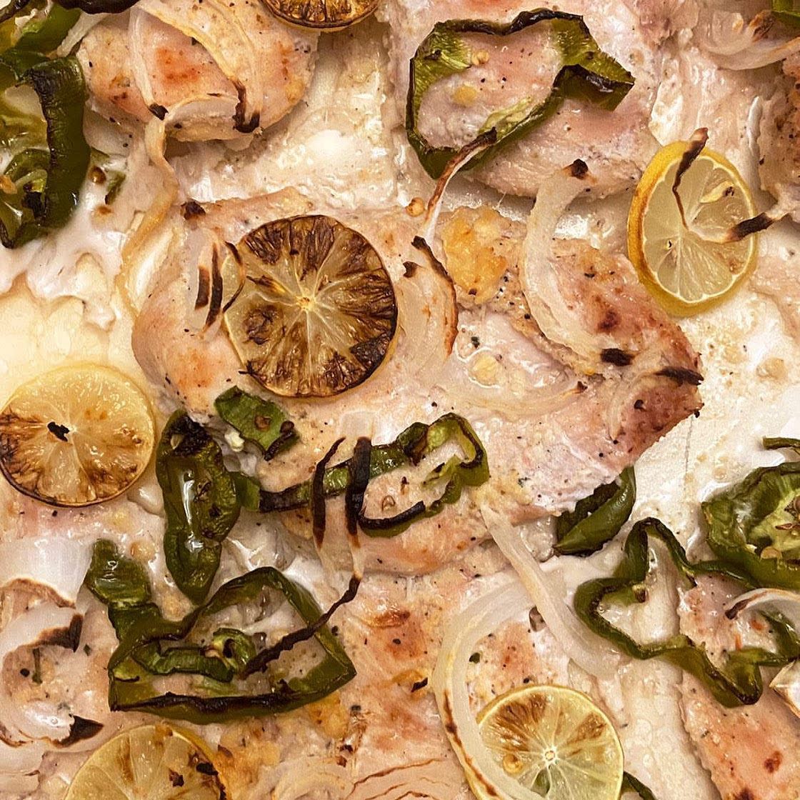 Chicken with lemon 🍋🌿
