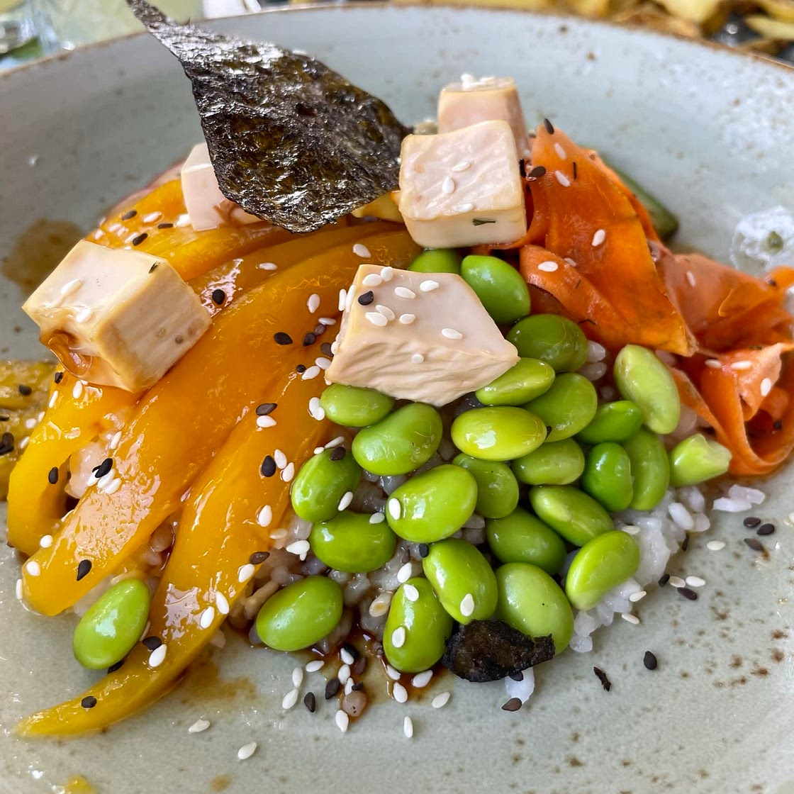 Sticky rice tofu