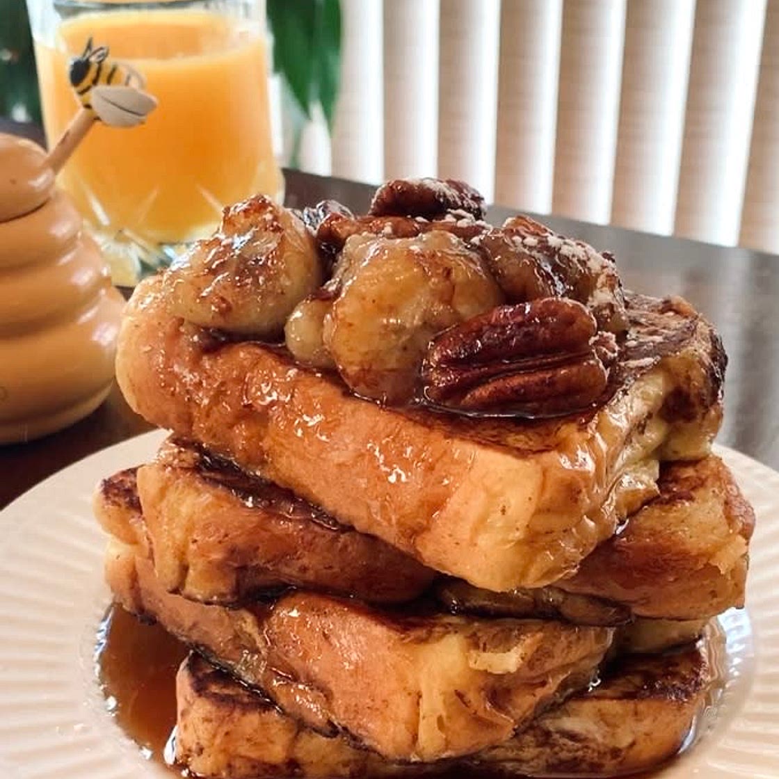 Brioche French Toast with Caramelized Bananas