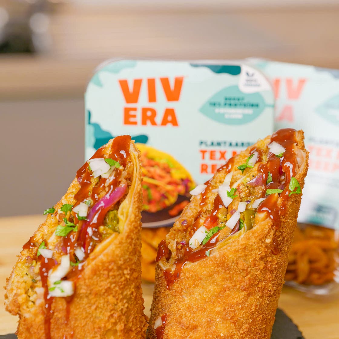 Tex Mex Panko Crusted Burrito