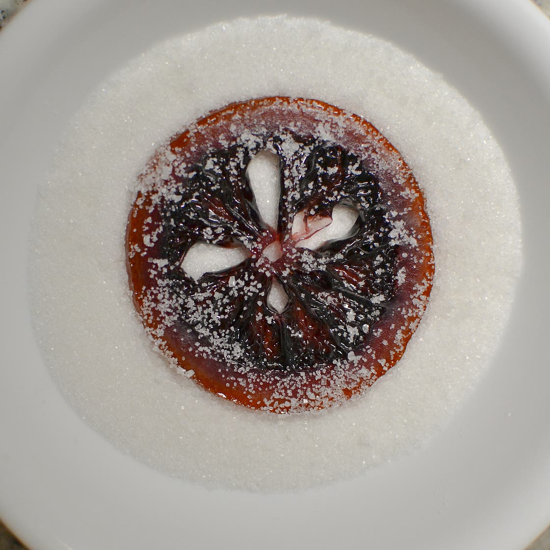 Candied Blood Orange Slices